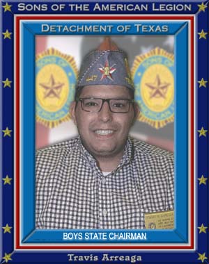 Travis Arreaga Jr. Boys State Chairman