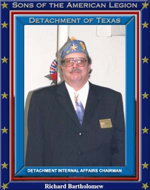 Richard Bartholomew Internal Affairs Chairman
