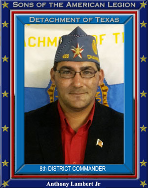 Anthony Lambert 8th District Commander