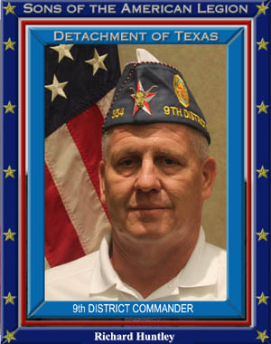 Richard Huntley 9th District Commander