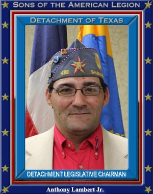 Anthony Lambert Legislative Chairman