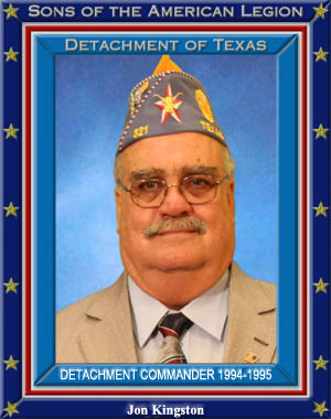 Jon Kingston Commander Detachment of Texas 1994 - 1995