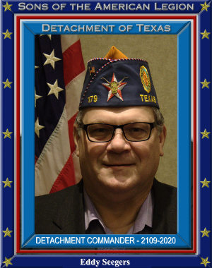 Eddy Seegers Commander Detachment of Texas