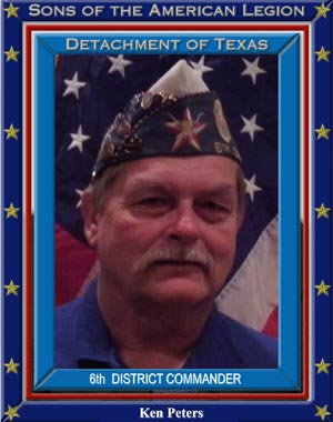 Ken Peters Jr 6th District Commander