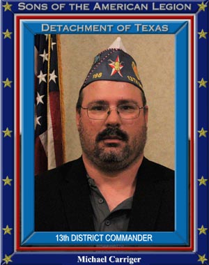 Michael L. Carriger 13th District Commander