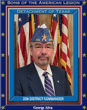 George Alva 20th District Commander
