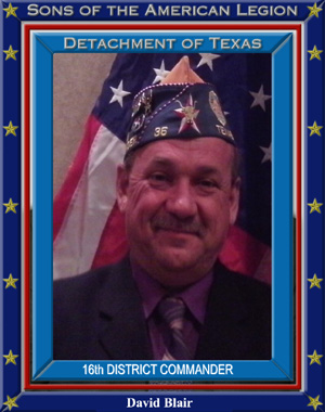 David Blair 16th District Commander