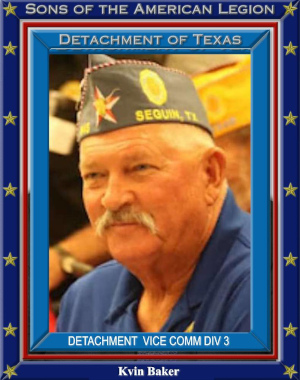 Kevin Baker Detachment Vice Commander 3rd Division