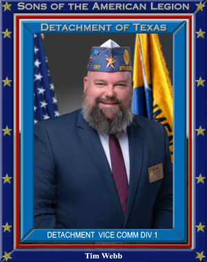 Tim Webb Detachment Vice Commander 1st Division