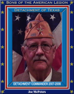 Joe McPeters Commander 2007 - 2008